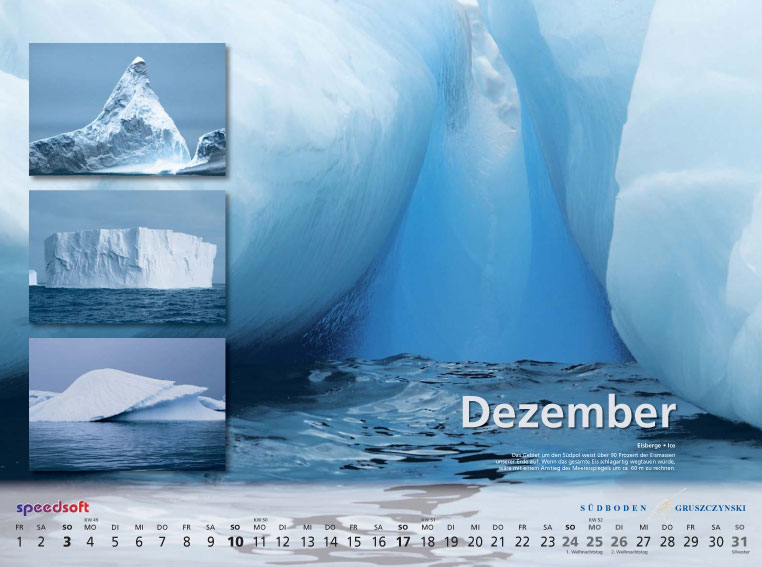 Eisberge | Ice - Kalender 2006 - Dezember
