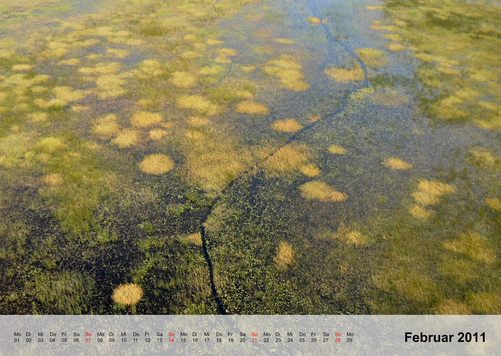 Okavangodelta | Botswana - Kalender 2011 - Februar